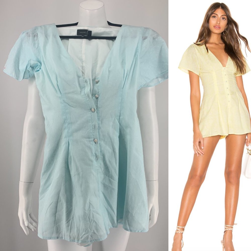 NEW MAJORELLE Adrian Romper Blue Small G49